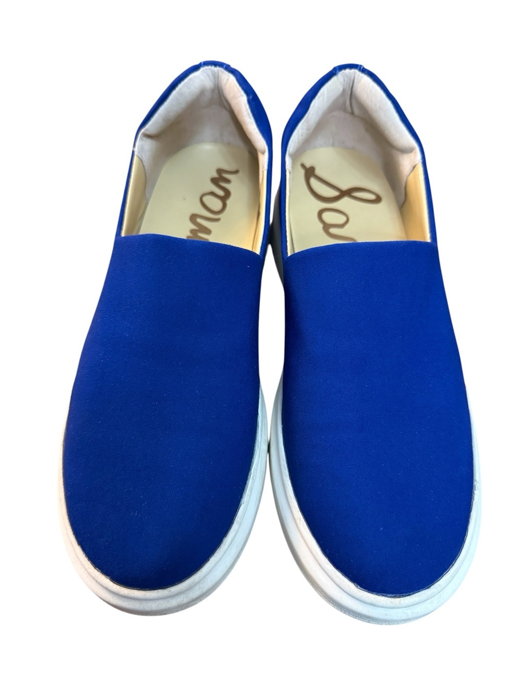 Sam Edelman Blue Nerah Platform Slip-On Sneaker Women 8.5